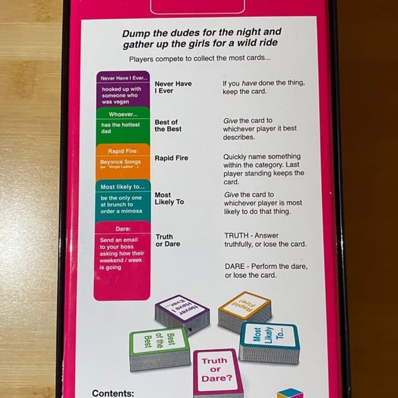 "For The Girls" Card Game - Picture 4 of 4